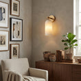 Load image into Gallery viewer, Pillar Alabaster Wall Lamp