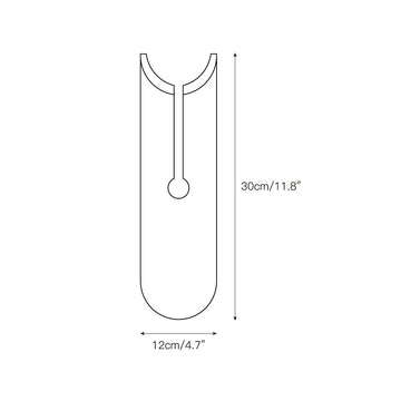 Pille Travertine Wall Lamp – detail 3 — Dimension drawings 1