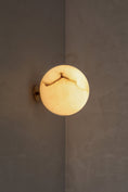 Load image into Gallery viewer, Planette Alabaster Wall Lamp