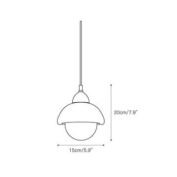 Polaris Marble Pendant Lamp – detail 3 — Dimension drawings 1