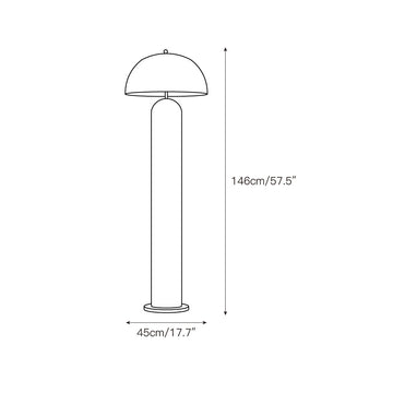 Portia Floor Lamp – detail 3 — Dimension drawings 1