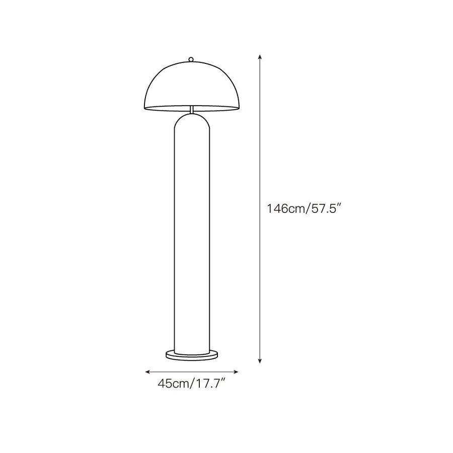Portia Floor Lamp – detail 3 — Dimension drawings 1