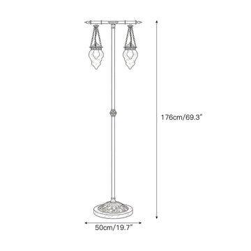 Priest Floor Lamp – detail 3 — Dimension drawings 1