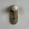Load image into Gallery viewer, Lucie Cyan Onyx Sconce ∅ 4.7″ x H 12.6″