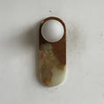 Load image into Gallery viewer, Lucie Cyan Onyx Sconce ∅ 4.7″ x H 12.6″