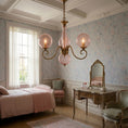 Load image into Gallery viewer, Evelyn Glass Chandelier