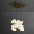 Bild in Galerie-Betrachter laden, Alabaster Box Chandelier