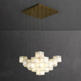 Bild in Galerie-Betrachter laden, Alabaster Box Chandelier