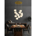 Bild in Galerie-Betrachter laden, Alabaster Box Chandelier
