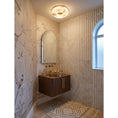 Load image into Gallery viewer, Alabaster Button Flush Mount