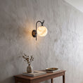 Load image into Gallery viewer, Ansaria Alabaster Wall Sconce