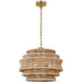 Load image into Gallery viewer, Antigua Rattan Drum Pendant Lamp