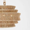 Load image into Gallery viewer, Antigua Rattan Drum Pendant Lamp