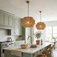 Load image into Gallery viewer, Antigua Rattan Drum Pendant Lamp
