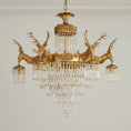 Load image into Gallery viewer, Antler Crystal Chandelier