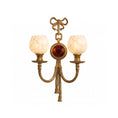 تحميل الصورة في عارض المعرض، Antoinette Bow & Tassel Alabaster Wall Sconce