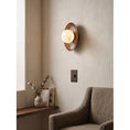 Charger l'image dans la visionneuse de la galerie, Aosta Disc Alabaster Wall Sconce