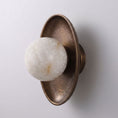 Charger l'image dans la visionneuse de la galerie, Aosta Disc Alabaster Wall Sconce