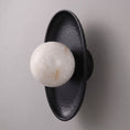 Charger l'image dans la visionneuse de la galerie, Aosta Disc Alabaster Wall Sconce