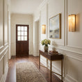 Load image into Gallery viewer, Arched Alabaster Tube Wall Sconce
