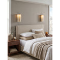 Load image into Gallery viewer, Arched Alabaster Tube Wall Sconce