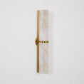 Load image into Gallery viewer, Arched Alabaster Tube Wall Sconce