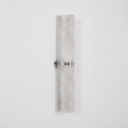 Load image into Gallery viewer, Arched Alabaster Tube Wall Sconce
