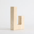 Bild in die Galerieansicht laden, Asymmetrical Steps Travertine Candle Holder