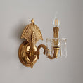 Load image into Gallery viewer, Athena Brass Wall Sconce