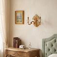 Load image into Gallery viewer, Athena Brass Wall Sconce