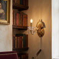 Load image into Gallery viewer, Athena Brass Wall Sconce