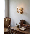 Load image into Gallery viewer, Athena Brass Wall Sconce