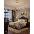 Load image into Gallery viewer, Aurelia Aged Brass Chandelier