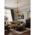 Load image into Gallery viewer, Aurelia Aged Brass Chandelier