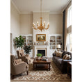 Load image into Gallery viewer, Aurelia Aged Brass Chandelier