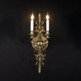 Bild in Galerie-Betrachter laden, Aurelia Brass Double-Candle Wall Sconce
