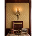 Bild in Galerie-Betrachter laden, Aurelia Brass Double-Candle Wall Sconce