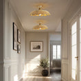 Load image into Gallery viewer, Aurelia Rattan Flush Mount
