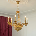 Load image into Gallery viewer, Avignon Brass Chandelier