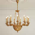 Load image into Gallery viewer, Avignon Brass Chandelier
