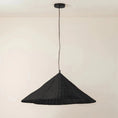 Load image into Gallery viewer, Bardi Scalloped Rattan Pendant Lamp