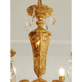 Load image into Gallery viewer, Bellamy Brass Candle Chandelier