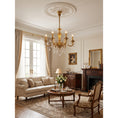 Load image into Gallery viewer, Bellamy Brass Candle Chandelier