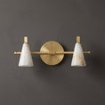 Load image into Gallery viewer, Bradley Vanity Alabaster Wall Sconce