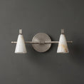 Load image into Gallery viewer, Bradley Vanity Alabaster Wall Sconce