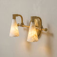 Load image into Gallery viewer, Bradley Vanity Alabaster Wall Sconce