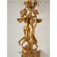 Load image into Gallery viewer, Brass Palm Leaf Crystal Wall Sconce