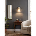 Load image into Gallery viewer, Brooks Vanity Alabaster Wall Sconce