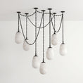 Load image into Gallery viewer, Bruckner Chain Alabaster Chandelier