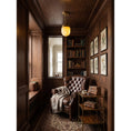 Load image into Gallery viewer, Bullet-shaped Alabaster Semi-Flush Mount Ceiling Light